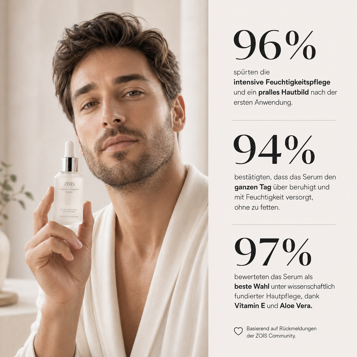 Zois Hyaluron + Vitamin E Serum