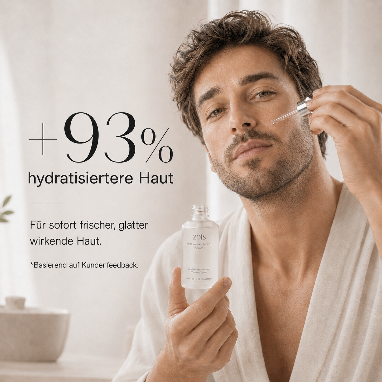 Zois Hyaluron + Vitamin E Serum