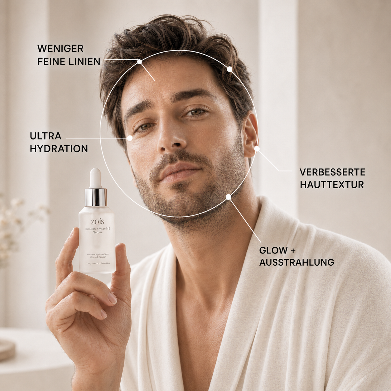 Zois Hyaluron + Vitamin E Serum