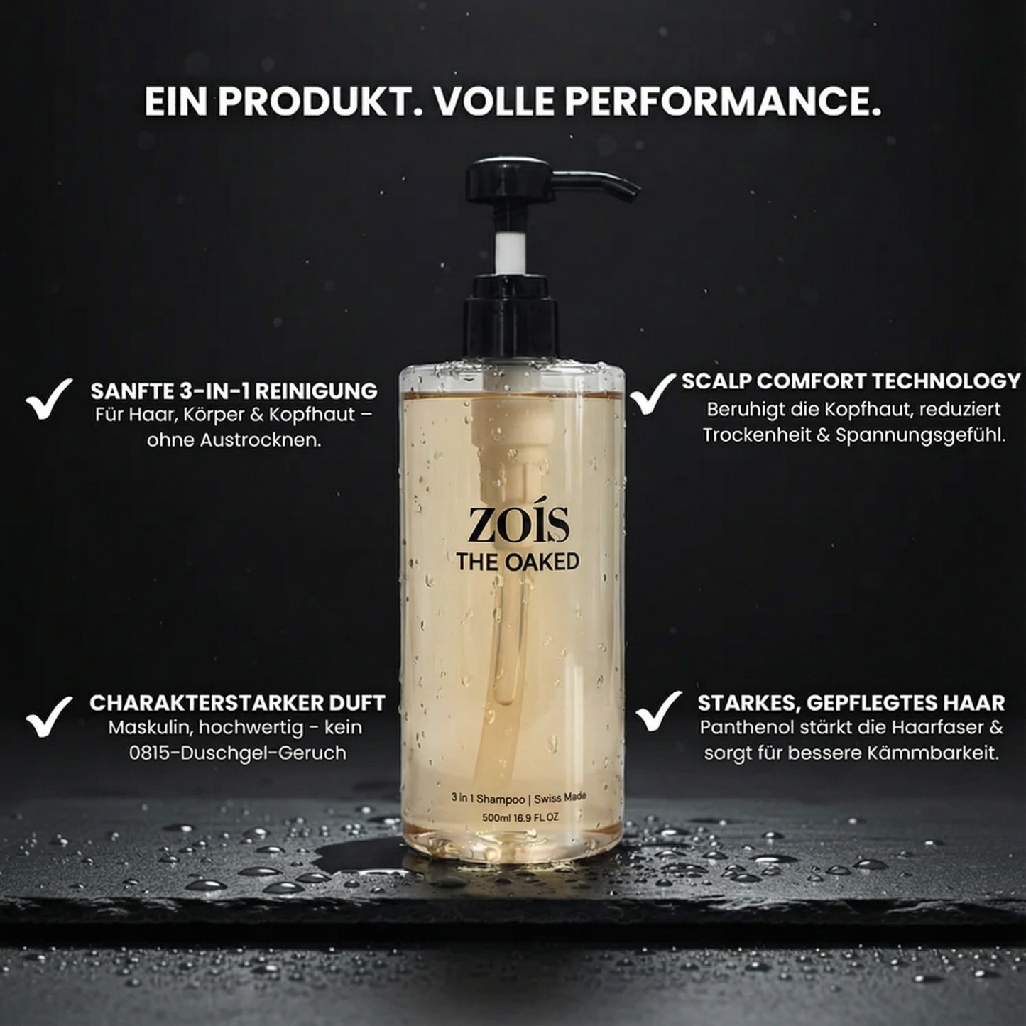 THE OAKED - Swiss Elite 3-in-1 Wash (Men)