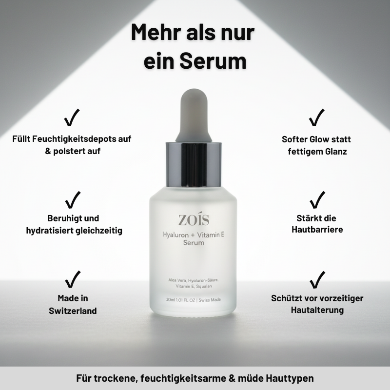 Zois Hyaluron + Vitamin E Serum